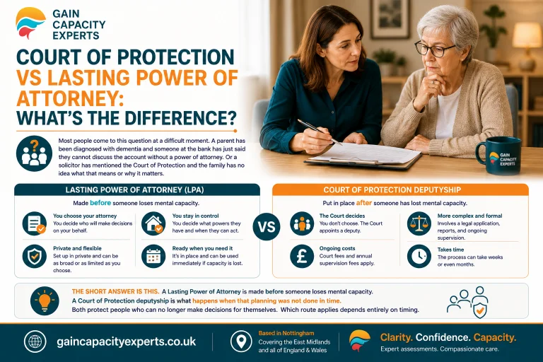 Court of Protection vs Lasting Power of Attorney What's the Difference