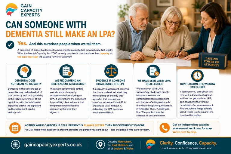 Can Someone with Dementia Still Make an LPA?
