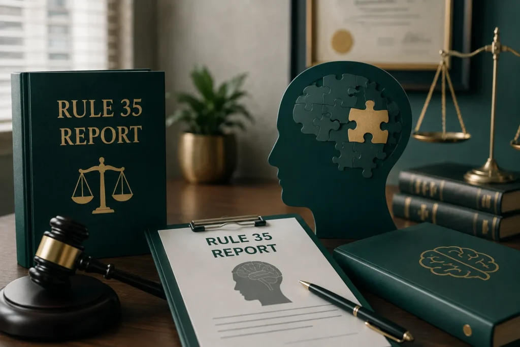Who Can Prepare a Rule 35 Report