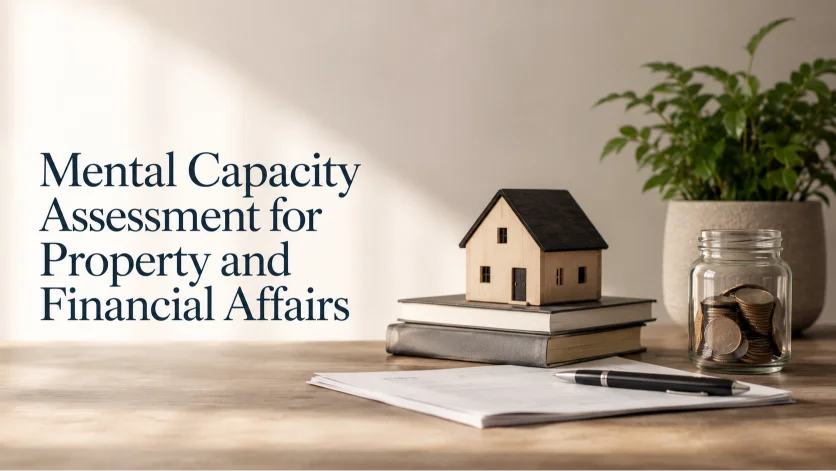 Mental Capacity Assessment for Property and Financial Affairs